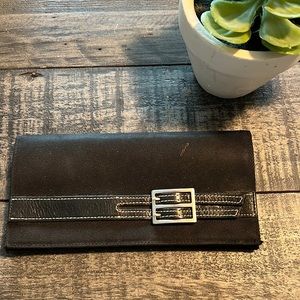 ANN TAYLOR LOFT CANVAS WALLET